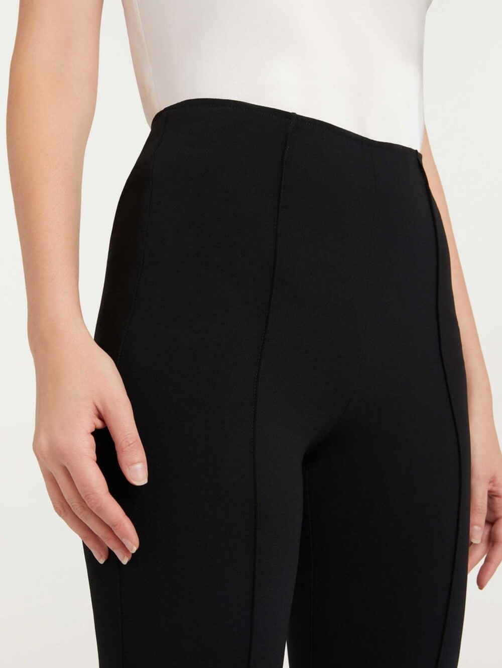 Cinq à Sept Brianne Slim Fit Black Trouser Pant - Picture 3 of 14